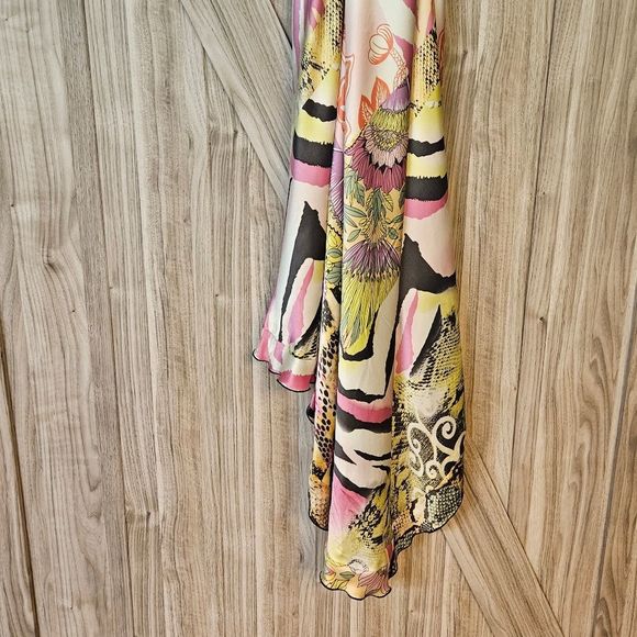Mary L Couture Silk Zebra Print Dress - Picture 12 of 16